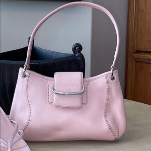NWOT COLE HAAN LEATHER HANDBAG IN “SHELL” PINK